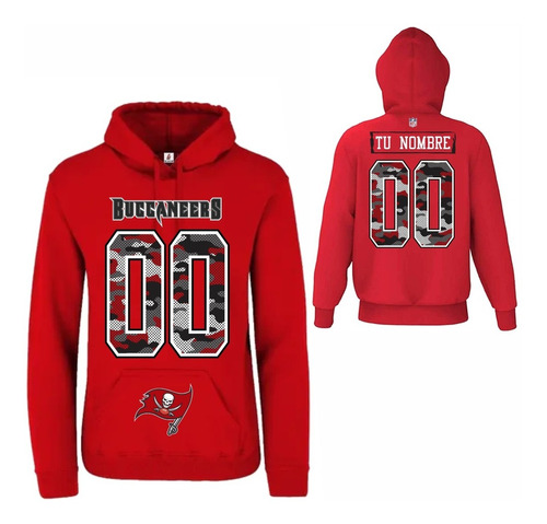 Hoodie Niño Juvenil Personalizado Nfl Contu Nombre Y Número 