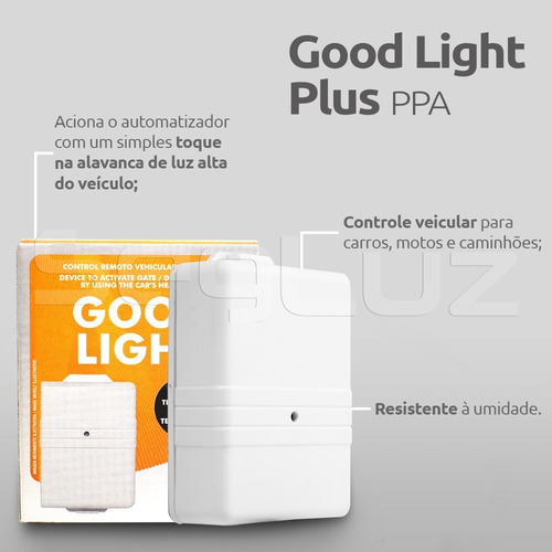 Imagem 2 de 5 de Controle Motor Portão Eletrônico Farol Tx Car Original Ppa