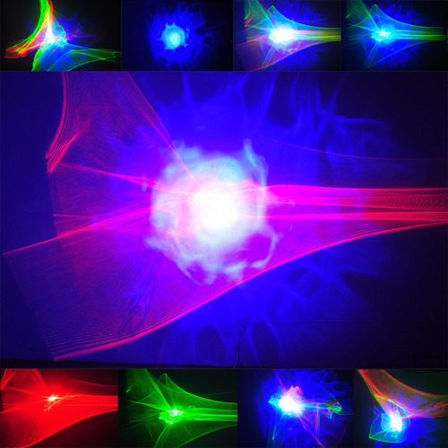 Luz Láser Polar Stage Con Efecto Led Azul Para Fiestas De Dj