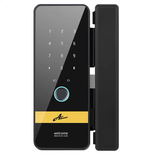 Fechadura Eletrônica Biometria E Aplicativo P/ Porta Vidro