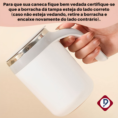 Imagem 8 de 9 de Caneca Magnética Cup Mixer Térmica Copo Automático Portátil