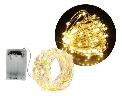 Guirnalda Luces Micro 100 Led Luces Hada Hilo 10m Luz Calida