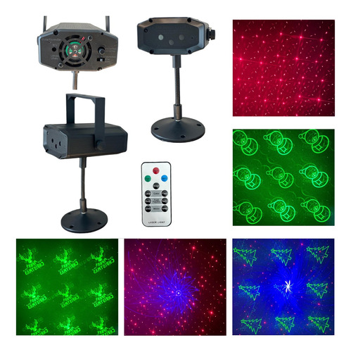 Proyector Fiesta Laser Dj Audioritmicas Estroboscopica Luces