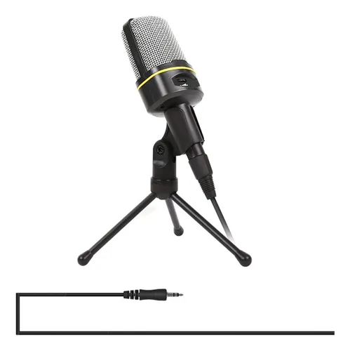 Micrófono de condensador negro omnidireccional Multimedia Sf920