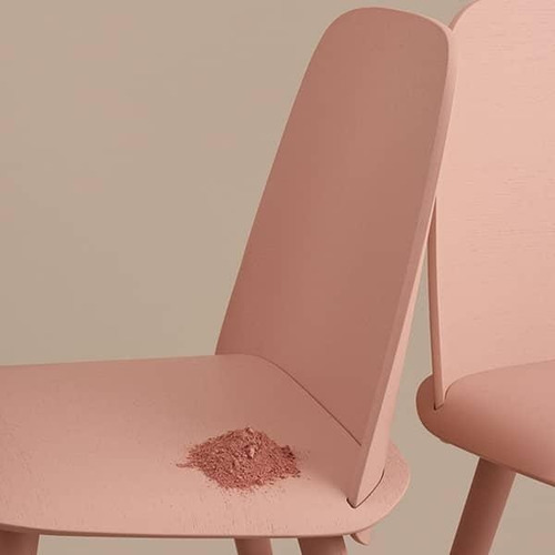 Silla Rosa Nerd Nordico Escandinavo Juvenil Escritorio Nena