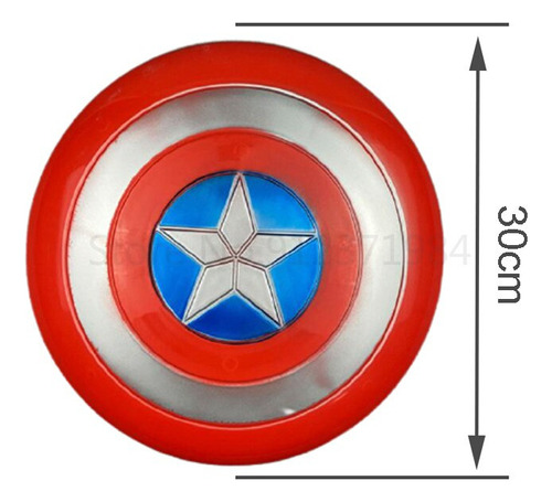 Escudo Capitan America 32cm, Escudo Avengers Niño