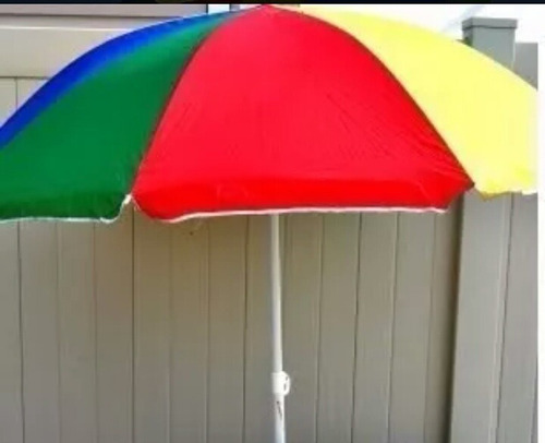 Sombrilla De Lona Para Campo, Playa O Jardin De 2x2.50