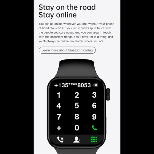 Fralugio Smart Watch Reloj Inteligente Iwo 7 Full Touch Ips