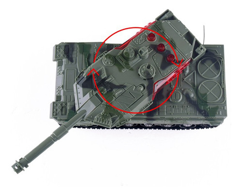 Radio Rc Para Tanque De Coche, Modelo De Vehículo Blindado,