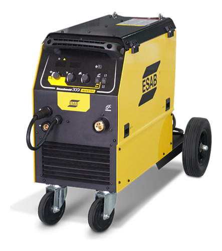 Máquina de solda inverter Esab Smashweld 300i amarela e preta 50Hz/60Hz 220V/380V