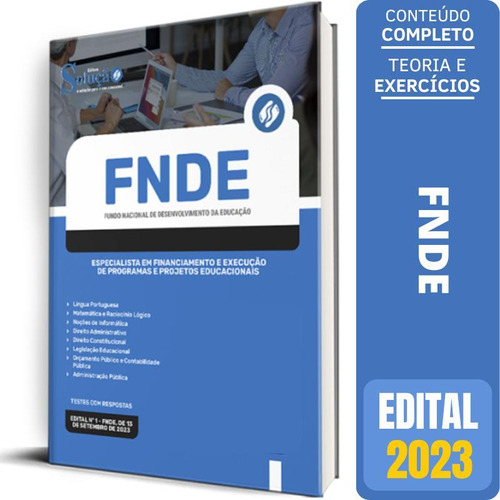 Apostila Fnde 2023 Execução Programas E Projetos