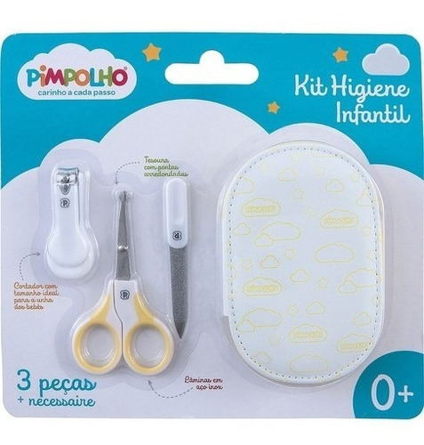 Kit Cuidados Higiene Menicure Para Bebê Necessaire Pimpolho