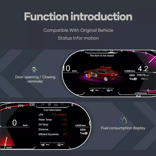 Hd1 Digital Cluster Virtual Dashboard En Bmw X1 E84