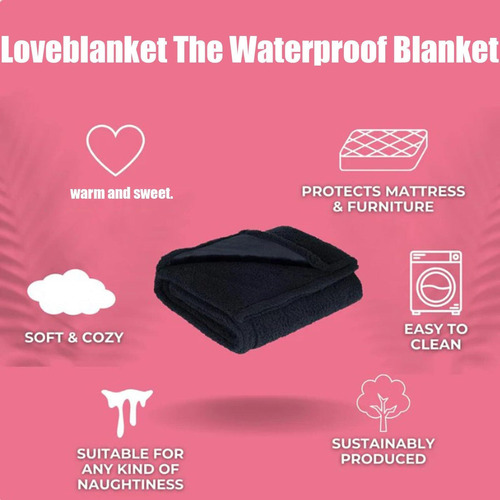 Para Manta Impermeable Para Cama, Manta Reversible De