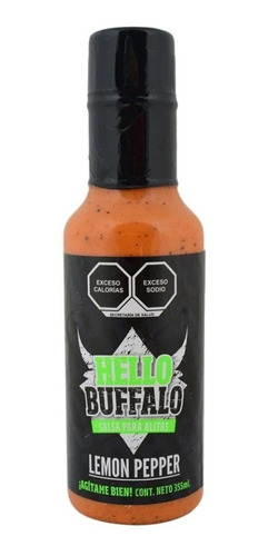 Salsa Para Alitas Hello Buffalo Lemon Pepper 355 Ml