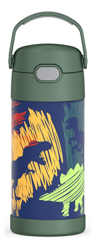 Funtainer - Botella De Acero Inoxidable De 12 Oz Con Aislami
