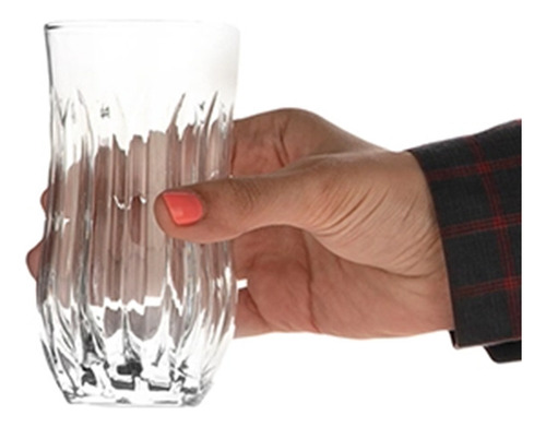 Juego De Agua 6 Vasos Y Jarra De Vidrio Liona Vencort Color Transparente Frechia