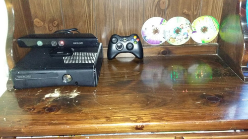 Xbox 360 Con Kinect, 3 Juegos Y 1 Control