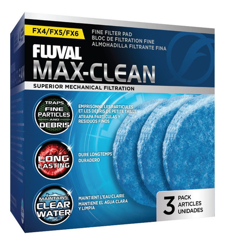 Imagen 2 de 7 de Accesorio Acuario Almohadillas Para Filtros Canister Fluval