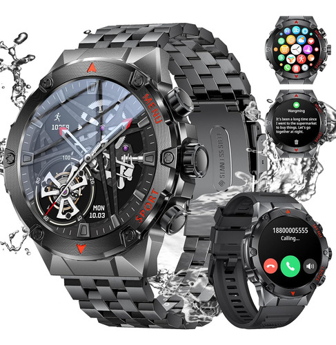 Reloj Inteligente Hombres Bluetooth Amoeled 1.43smart Watch