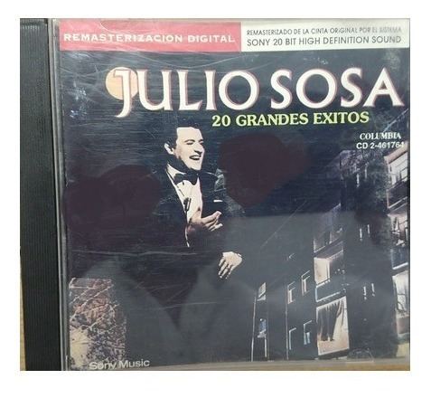 Julio Sosa - 20 Grandes Exitos - Cd - Original!!!