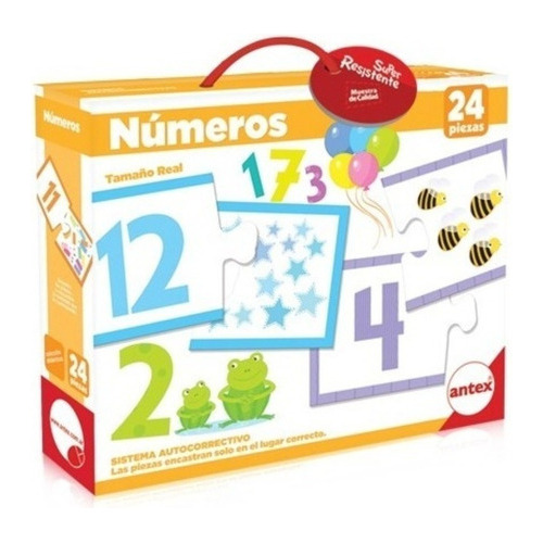 Puzzle Rompecabeza Didactico 24 Piezas  Numeros Antex 1242