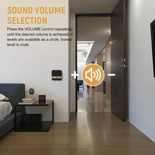 Imagen 3 de 7 de Timbre Wifi Interior Para Portero Visor Video Doorbell