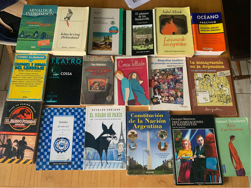 Lote De 18 Libros Varios( Hay Algunos En Alemán)