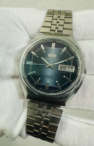 Reloj Orient 3 Stars Automático Dial Azul Oscuro 21 Jewels (Usado)