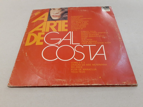 A Arte De Gal Costa - 2lp Vinilo 1975 Brasil Vg 7/10