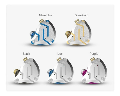 Imagen 4 de 5 de Auriculares In Ear Kz Zs10 Pro Monitoreo 5 Vias Nuevo Modelo