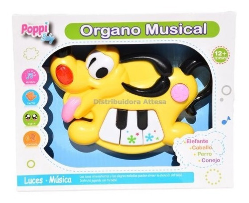 Organo Musical Con Luz Y Sonido Forma De Animal Poppi Baby | MercadoLibre Organo Musical Con Luz Y Sonido Forma De Animal Poppi Baby | MercadoLibre