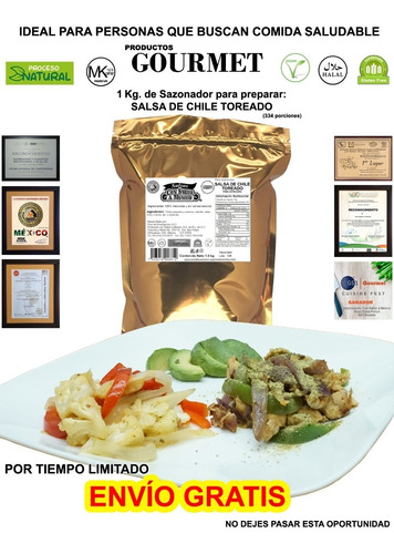 Salsa Toreada Deshidratada En Polvo 1kg, Especias Kosher