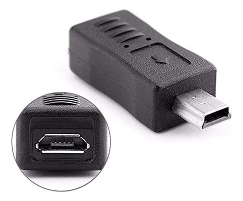 G Adaptador De Puerto T Micro Usb Macho A Mini-usb Hembra