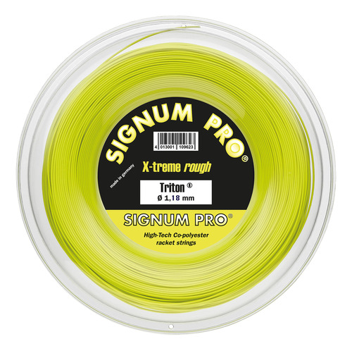 Signum Pro -carrete De Cuerda De Tenis Triton 0.60 Oz 0.049.