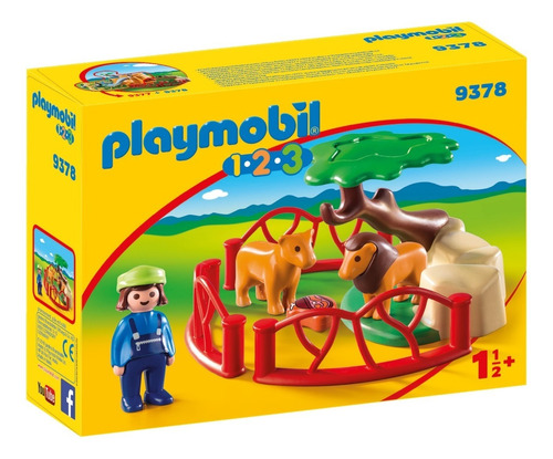 Playmobil 9378 123 Recinto De Leones