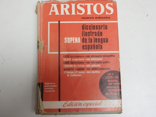 Diccionario Ilustrado De La Lengua Española - Sopena - L508