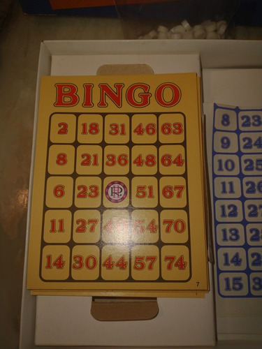 Antiguo Juego De Bingo Ruibal De 2 A 16 Jugadores (Usado)