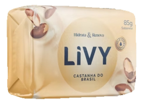 Sabonete Livy Castanha Do Brasil 6 Barras De 85gr