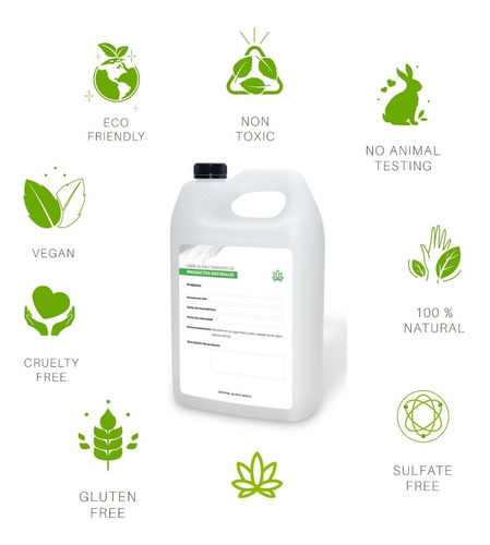 Shampoo Beohemp Bergamota Vitamina E 1 Galón Anticaída