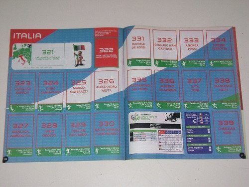 Imagen 2 de 5 de Álbum Panini Mundial Alemania 2006 Messi Cr7 -100% Completo
