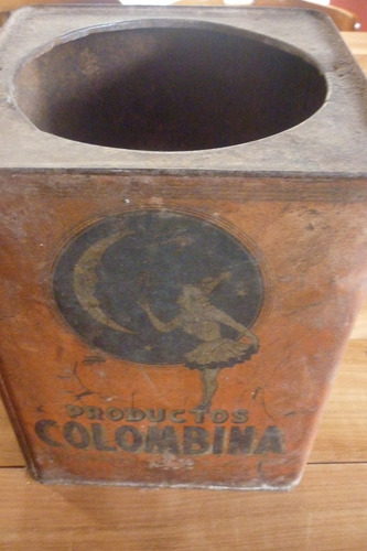 Lata De Galletitas Colombina Antigua Bonitos Gráficos