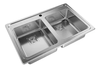 Bacha Pileta  Quadra Q084 A  Cocina Johnson Acero Inoxidable