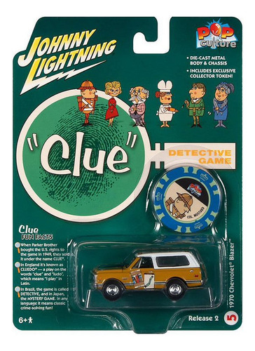 Chevrolet Blazer 1970 Clue 1970 R2 22 1:64 Johnny Lightning