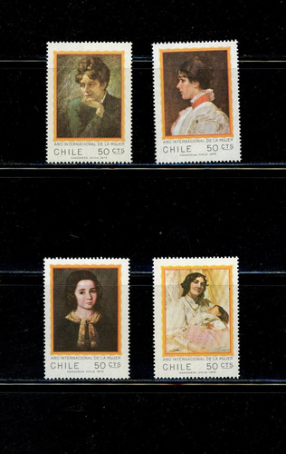 Sellos De Chile. Año Internacional De La Mujer. 1975.