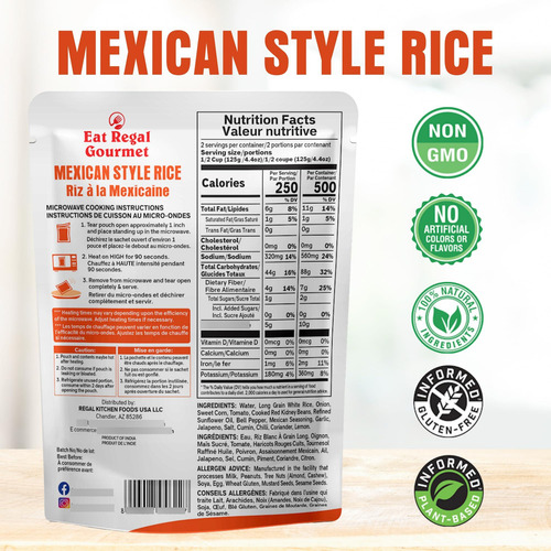 Arroz Para Microondas Variado 3 Sabores Listo En 90 Seg