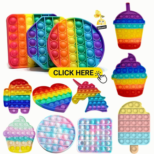 Kit De Juegos Pop It Fidget Gobang Rainbow Pioneer 40 Piezas