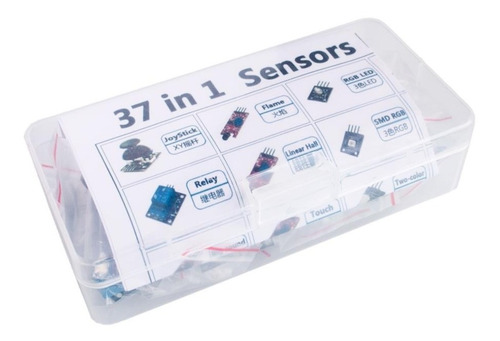 Kit 37 Sensores Arduino Raspberry Keyes Aprendizaje Principi