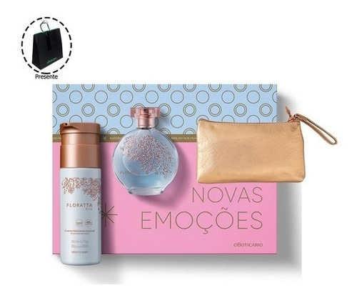 Imagem 3 de 4 de Kit Floratta Blue Perfume Colônia + Hidratante + Necessaire