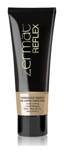 Maquillaje Líquido De Larga Duración Reflex 30 Ml - Zermat Caramelo